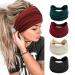 Kavya Wide Headbands for Women's Hair Soft Hair Bands for Women Yoga Ladies Headband Elastic Headbands Knotted Head Bands Adult Women Hair Scarf Fashion Hair Accessories SET-6