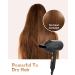 Professional Ceramic Ionic Hair Dryer with Diffuser for Curly Hair - Lightweight Compact 2 Speeds/Heats Cool Air Button - Perfect for Women - Buy Online on GoSupps.com