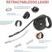 Idepit Heavy Duty Retractable Dog Leash | Anti-Chewing Steel Chain | 360 Tangle-Free | Small & Medium Dogs | 16ft | Black - Buy Online on GoSupps.com