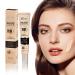 O'CHEAL BB Cream with SPF 50+ | Full Coverage Tinted Moisturizer with Buildable Concealer Powder Foundation Oil-Free Hydrating & Matte Finish | Vegan Cruelty-Free for All Skin Types(Natural) Nature