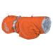 Hurtta Monsoon Dog Raincoat with Reflectors Waterproof Rain Jacket for Dogs Orange 65 cm 26 in Sea Buckthorn