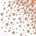 Beadsland Rhinestones for Makeup 8 Sizes 2500pcs Champagne Flatback Rhinestones Eye Gems for Nails Crafts with Tweezers and Wax Pencil Light Peach SS4-SS30 - Buy Online on GoSupps.com