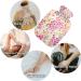 NAANLE 2L Hot Water Bottle with Lid - Floral Watercolor Design for Pain Relief & Warmth | Hot & Cold Therapy for Back Neck Hands & Feet - Buy Online on GoSupps.com