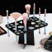 VIFER 26 Holes Makeup Brush Holder Foldable Black Cosmetic Organizer for International Shipping - Buy Online on GoSupps.com