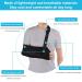 Adjustable Arm Sling for Left Shoulder Support - Breathable Black Arm Loop for Men & Women | JORTMRD - Buy Online on GoSupps.com