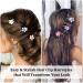 Ahoney 12Pcs Crystal Mini Flower Hair Clips for Women - Bling Bling Hair Accessories in 6 Colors - Buy Online on GoSupps.com