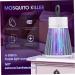 Mosquito Killing Lamp Mosquito Lamp Rechargeable Light Mosquito Trap Click Mosquito Lamp with Hanging Loop for Home Bedroom Outdoor Camping Grey - Buy Online on GoSupps.com