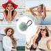 Hair Rope for Girls Girls' Colorful Pompom Hair Ring Ties Chic Pompom Hair Rope for Ponytail Fashionable Girls Hair Accessories for Daughter Sister Green - Buy Online on GoSupps.com
