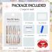 Almond Flower False Nails Short 24Pcs Oval French Fake Nails Light Blue and White Press on Nails - Floral Nude French Nail Tips - Nail Glue Stick - Women Girls Nails Art - Blue 29 Piece Set - Buy Online on GoSupps.com