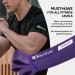 3DActive Pull Up Assist Band - Purple, 40-80 lbs - Resistance Band for Strength Training, Powerlifting, CrossFit - Includes Free Exercise Guide - Buy Online on GoSupps.com