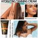 Bronzing Tanning Lotion - Long-lasting Moisturizing Self Tanner for Face & Body - Natural Non-greasy Self Tanning Cream for Men & Women - Buy Online on GoSupps.com
