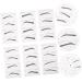 Mipcase 6 Pcs Ladies Suits Makeup Tools Eyebrow Sticker for Makeup Eyebrow Stickers Template Miss Disposable - Buy Online on GoSupps.com