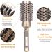 Sndyi Medium Round Hair Brush - Nano Ceramic Ionic Tech for Blow Dry, Styling, Curling & Straightening - 43mm - Buy Online on GoSupps.com