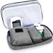Luxja Diabetic Bag for On-the-Go | Blood Glucose Meter & Accessories - Grey Version 1 - Buy Online on GoSupps.com