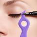 Silicone Eyeliner Aid - Eyebrow and Eyelash Applicator Stencil Tool Silicone Eyebrow Stencils Ruler for Beginners Silicone Eyeliner Applicator Tool for Women Kagrote Purple - Buy Online on GoSupps.com