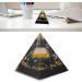 Buy Hohxfyp Orgon Pyramid Exquisite Resin Crystal Chakra Pyramid for Meditation Yoga & Home Decor - Buy Online on GoSupps.com