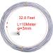 STARVAST Silver Aluminum Craft Wire 3mm (9 Gauge) 10M - Flexible Floral Armature Wire for DIY Arts and Crafts - Buy Online on GoSupps.com