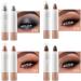  zjhukfmc Cream eyeshadow sticks - Cream eyeshadow stick - 6 colors - Long-lasting shine and glittery cosmetic contour for makeup from day to night - Buy Online on GoSupps.com