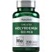 Piping Rock Molybdenum Supplement | 500 mcg | 200 Capsules | Chelated Molybdenum Amino Acid | Non-GMO Gluten Free
