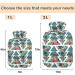 Shop Naanle Christmas Trees Heat Bottle 2L Transparent Hot Water Bottle for Pain Relief & Warmth | Ideal for Bed Hand & Foot Therapy - Buy Online on GoSupps.com