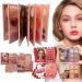 Palette De Maquillage Livre | Durable Multicolore De Voyage Illuminant Et Fard Paupi res - D butant Petite Amie F te Mariage Yeux Joue No l Anniversaire