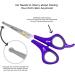 Hertzko Pet Grooming Scissors Set - Round Tip Safety Shears for Dogs, Cats, and Rabbits - Serrated Facial Hair Trimming + Regular Shears for Body Fur - Buy Online on GoSupps.com