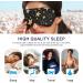 Haskirky Light Blocking Eye Mask - Adjustable Breathable Mask for Business Travel, Yoga, and Deep Sleep - Buy Online on GoSupps.com