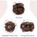 Natural Brown Wavy Curly Messy Hair Bun Extension | Scrunchie Hairpiece Ponytail | Chignons Wig 40g - Buy Online on GoSupps.com