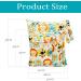 Fenfang Diaper Pocket Wetbag - 3 Reusable Waterproof Laundry Bags for Cloth Diapers & Kindergarten - Orange Organizer - Buy Online on GoSupps.com