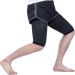 Doc Miller Thigh Compression Sleeve for Men Women 1 Pair  Quad & Thigh Compression Wrap, Increased Blood Circulation, Thigh Muscle Recovery, Upper Thigh & Groin Support w/Anti-Slip Silicone Band Black X-Large