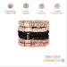 NERA Silk 100% Pure Mulberry Silk Scrunchies - 6 Pack Hair Ties for Anti-Crease & Breakage - Oeko-Tex Certified - Luxury Small Silk Scrunchies (Black-Caramel-Pink) - Buy Online on GoSupps.com