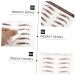 NOLITOY Makeup Gadgets 24 Pcs Eyebrow Stickers Hair Lady Tools Imitation Eyebrow Tattoos Transfer Stickers Water Proof 3d mediumx4pcs Brownx4pcs - Buy Online on GoSupps.com