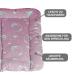 Babynness Waterproof Wrapping - High Quality Wipeable & Easy to Clean Diaper Changing Area - Moon Star Pink 50x70 cm - Expand Your Baby's Comfort - Buy Online on GoSupps.com
