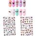 2 Packs Cute Kawaii Cartoon Mouse Nail Stickers - Self-Adhesive Decals for Women, Girls & Kids (75+ Decals) | Nail Art Stickers - Buy Online on GoSupps.com