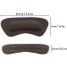 Comfort Heel Pads for Shoes | Leather Cushions for Pain Relief & Blister Prevention | High Heel Comfort Pads for Men & Women - 4 Pairs Dark Brown - Buy Online on GoSupps.com