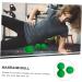 Healeeved Fascia Massage Balls Set | Lacrosse Ball for Rear Shoulder & Neck Pain Relief | Ero-Nuss-Yoga Roll Muscle Massager for Body - Buy Online on GoSupps.com