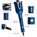 Auto Hair Curler 1 Inch Ceramic Barrel with 5 Temp Settings - Anti-Stuck, Auto Rotating Curling Wand for Styling in Blue - Buy Online on GoSupps.com