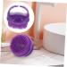 COHEALI Men's Silicone Bath Brush Set - Portable Body Scrubber & Massager for Exfoliation - Purple 9x8cm - 3pcs - Buy Online on GoSupps.com
