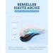 QBK Plantar Fasciitis Insoles - Arch Support for Men | 3/4 Orthopedic Insoles for Flat Feet Heel Spur Achilles Tendon Relief (Size S: 35-38) - Buy Online on GoSupps.com