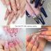 500 PCS Ballerina Fake Nails - Acrylic Artificial Nail Tips Coffin Shape Long Clear Box 10 Sizes - Buy Online on GoSupps.com