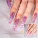 Burano Poly Nail Extension Gel Kit - All-in-One Builder Gel Set with LED Lamp for Nails in Pink - Buy Online on GoSupps.com