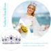 Beaupretty Baroque Bride Crown - Blue Silver Rhinestone Queen Tiara for Wedding - Buy Online on GoSupps.com