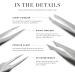 Tweezerman Exclusive Neon Purple Slant Tweezer - Hair Removal Tweezers Stainless Steel - Buy Online on GoSupps.com