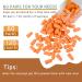 EXGOX Soft Foam Earplugs 38dB SNR 60 Pairs - Comfortable for Sleeping, Studying, Travel - Orange Earplugs for Concerts & Loud Noise - Buy Online on GoSupps.com