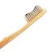 Bamboozled Charcoal Infused Bamboo Toothbrush Set - 8 Count | Organic, Sustainable, Biodegradable | Eco-Friendly Medium Bristles | Natural Teeth Whitening - Buy Online on GoSupps.com