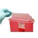 5.4 Qt Sharps Disposal Container with Touch-free Rotating Lid by Oakridge Products - Buy Online on GoSupps.com