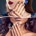 Amaxiu 80 Pieces 3D Butterfly Nail Charms | Alloy Nail Art Decorations & Jewelry | DIY Manicure Accessories for Women - Buy Online on GoSupps.com