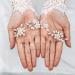 Edary Wedding Hair Accessories - Pearl & Crystal Bride Hair Clips (Set of 3) for Women & Girls - Buy Online on GoSupps.com
