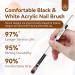 Saviland 3pcs Acrylic Nail Brush Set | Professional Kolinsky Acrylic Brushes for Powder Nails | Wooden Handle Nail Art Tools Kit | Size 8/10/14 | Christmas Gift Set for Women - Buy Online on GoSupps.com