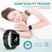 44mm Fitness Tracker Smart Watch | 24 Sports Modes | 5ATM Waterproof | Sleep Monitor | Step Calorie Counter | 1.7 HD Touchscreen | for Men Women | iPhone Android Compatible - Black - Buy Online on GoSupps.com